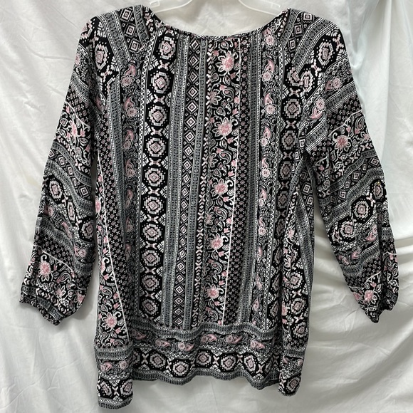 California moon rise long sleeve long top ladies sz lg - Picture 5 of 5
